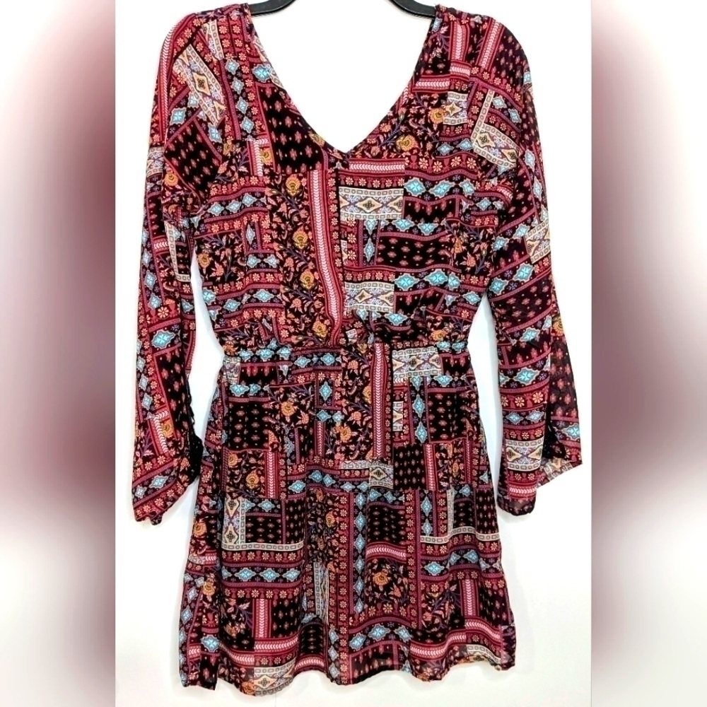 Derek Heart Patch Drop Waist Dress